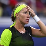 Kuznetsova was carrying an injury into the match. Photo: Getty Images