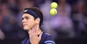 Milos Raonic at the Australian Open; Getty Images