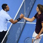 Nick Kyrgios (L) d. Alexander Zverev 63 75 - China Open 2017 semifinals; Getty Images