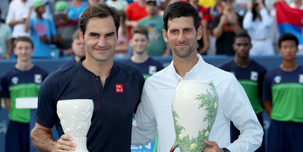 Federer had beaten Djokovic in three previous Cincinnati finals; Getty Images