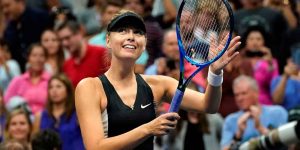 Maria Sharapova, the 2006 US Open champion, advances to the fourth round for a second straight year; Getty Images