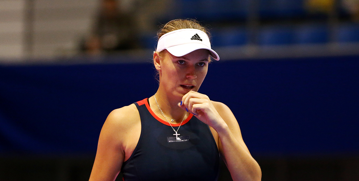 Caroline Wozniacki In Action During Her Second Round Loss To Camila Giorgi At The Toray Pan Pacific Open In Tokyo Getty Images Tennismash